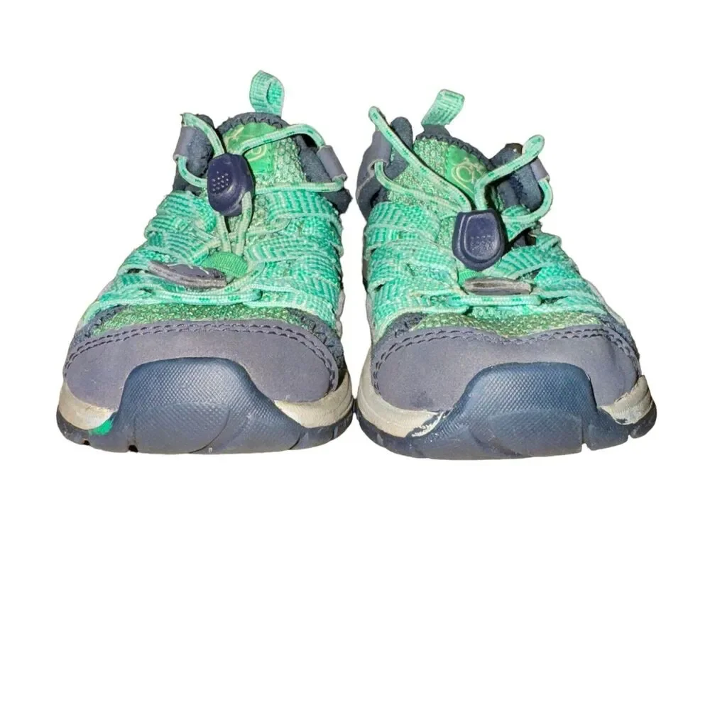 Chaco Outcross 2 Shoes Toddler Size 10 Green Gray Closed Toe Water Sport